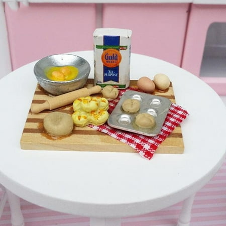 1:12 Dollhouse Miniature Mini Dish Shelves Kitchen AccessoriesYJUS